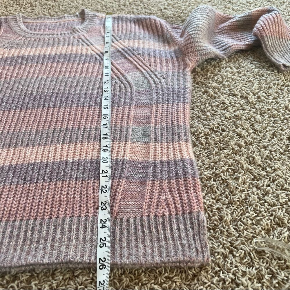 Christopher & Banks Pastel Blended Stripped Sweater Size 0X/XL - Picture 8 of 9